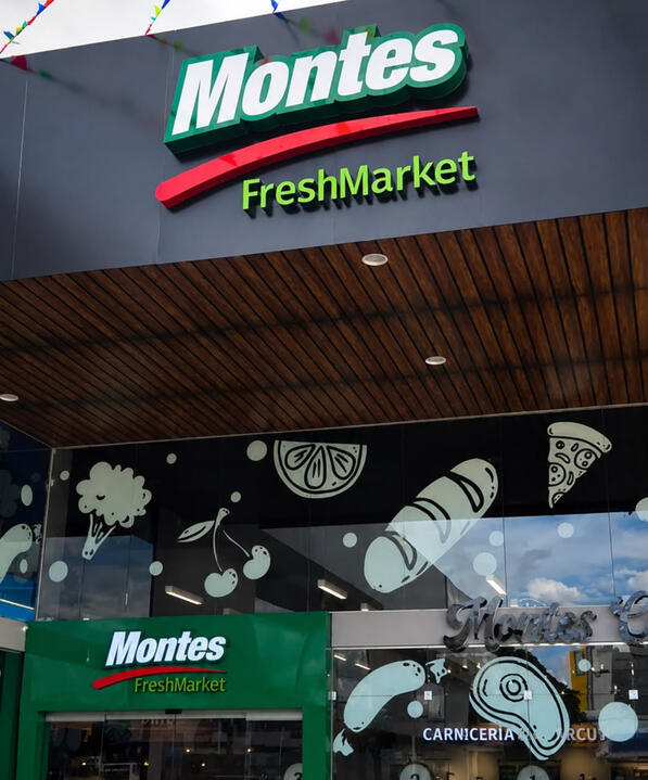 SUPERMERCADO LOS MONTES (Material POP & decoración integral)